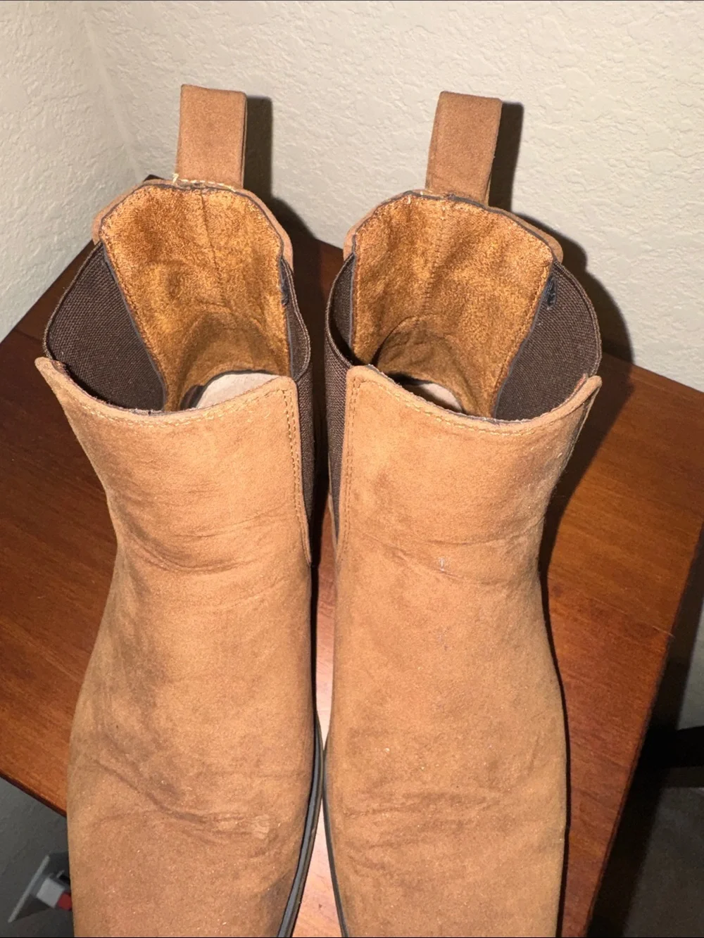 Men's Brown Suede Chelsea Boots - Stylish Slip-On Ankle Boots